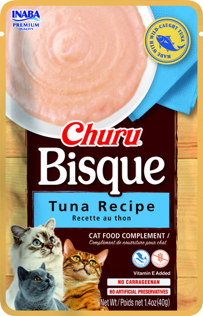 INABA Churu Bisque | Complemento húmedo para gatos sabor atún — 40G