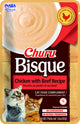 INABA Churu Bisque | Complemento húmedo para gatos sabor pollo con carne — 40G