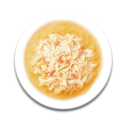 INABA Churu Broth | Complemento húmedo para gatos sabor pollo con salmón — vista adicional
