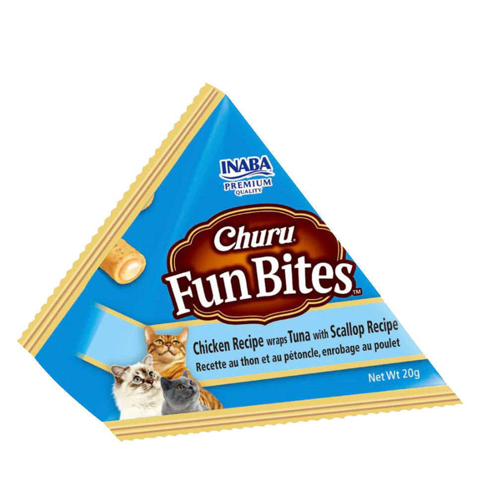 INABA Churu Fun Bites | Premio horneado con centro cremoso para gatos sabor atún — vista adicional