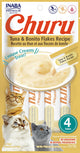 INABA Churu | Premio cremoso para gatos sabor atún con bonito — 4 tubitos