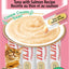 INABA Churu | Premio cremoso para gatos sabor atún con salmón — 4 tubitos