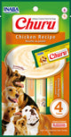 INABA Churu | Premio cremoso para perros sabor pollo — 4 tubos de 14 g (56 g)