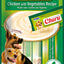 INABA Churu | Premio cremoso para perros sabor pollo con vegetales — 4 tubos de 14 g (56 g)