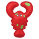 KONG Belly Flops Lobster RBF1, juguete para perros con forma de langosta roja, talla Md