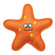 KONG Belly Flops Starfish RBF3, juguete para perros con forma de estrella de mar naranja, talla Md