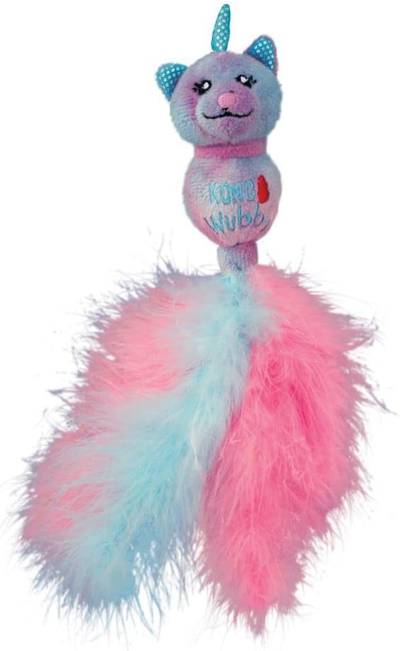 KONG Cat Wubba Caticorn · fotografía del modelo; color y presentación según disponibilidad