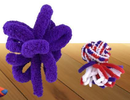KONG Cat Active Rope 2-pk Red & Purple — imagen referencial del catálogo Vetpharma; presentación según la opción seleccionada