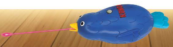 KONG Laser Chirps Bird — imagen referencial del catálogo Vetpharma; presentación según la opción seleccionada