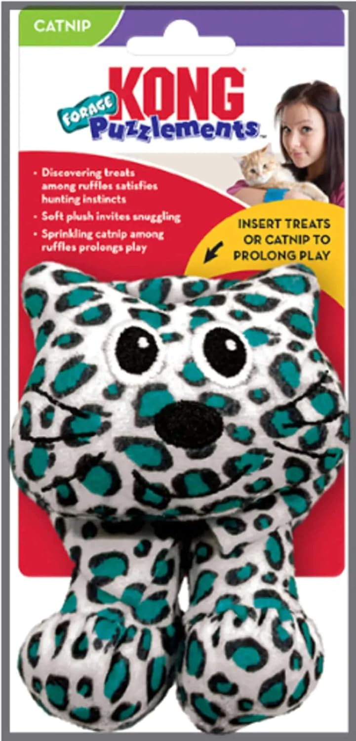 KONG Cat Puzzlements Forage Kitty Assorted — fotografía del modelo correspondiente