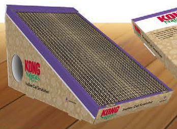 KONG Incline Scratcher — imagen referencial del catálogo Vetpharma; presentación según la opción seleccionada