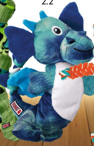 KONG KNOTS ASSORTED Dragon — imagen referencial del catálogo Vetpharma; presentación según la opción seleccionada