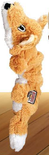KONG SCRUNCH KNOTS Fox — imagen referencial del catálogo Vetpharma; presentación según la opción seleccionada