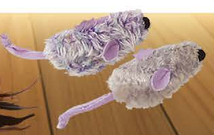 KONG Purple Mouse & Frosty Grey Mouse — imagen referencial del catálogo Vetpharma; presentación según la opción seleccionada
