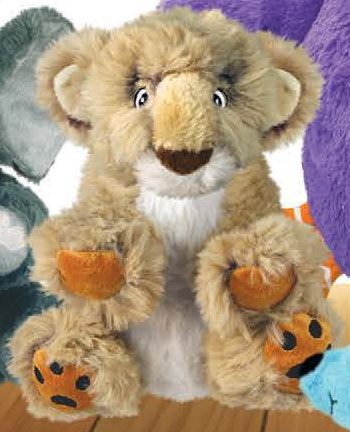 KONG COMFORT Kiddos Lion — imagen referencial del catálogo Vetpharma; presentación según la opción seleccionada