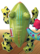 KONG SHIELDZ TROPICS Frog — imagen referencial del catálogo Vetpharma; presentación según la opción seleccionada