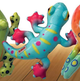 KONG SHIELDZ TROPICS Gecko — imagen referencial del catálogo Vetpharma; presentación según la opción seleccionada