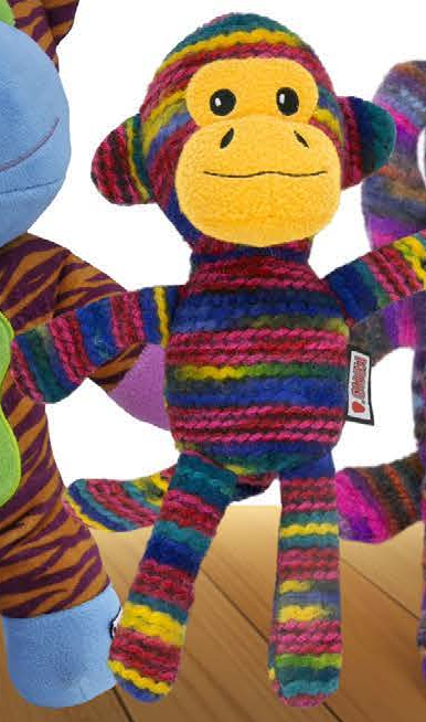 KONG YARNIMALS Monkey — imagen referencial del catálogo Vetpharma; presentación según la opción seleccionada