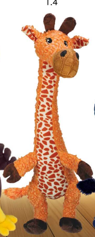 KONG Shakers Luvs Giraffe — imagen referencial del catálogo Vetpharma; presentación según la opción seleccionada