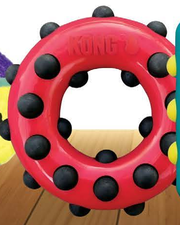 KONG DOTZ Circle — imagen referencial del catálogo Vetpharma; presentación según la opción seleccionada