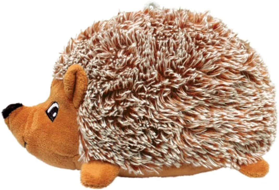 KONG Comfort HedgeHug — erizo de peluche marrón; colores surtidos según disponibilidad