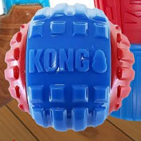 KONG CoreStrength Rattlez Ball · imagen referencial; presentación según la opción elegida