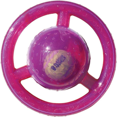 KONG Jumbler Disc Assorted · fotografía del modelo; colores surtidos según disponibilidad