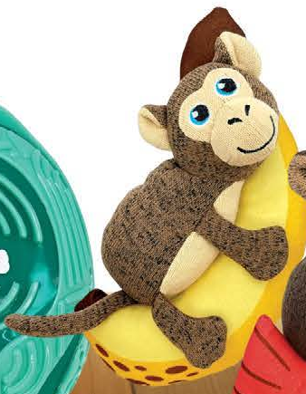 KONG Pull-A-Partz Pals Monkey · imagen referencial; presentación según la opción elegida
