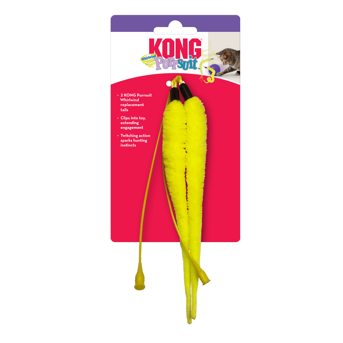 KONG Purrsuit Whirlwind Replacement Tails 2-pk · foto oficial 3