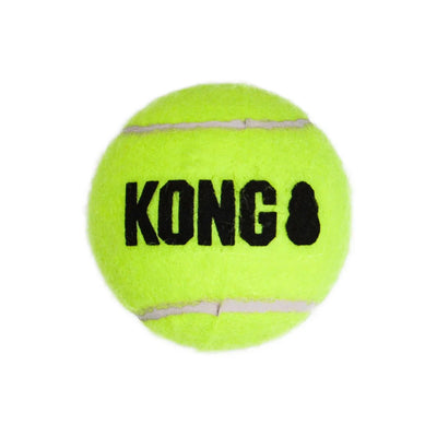 KONG SqueakAir · pelota amarilla individual con sonido