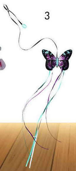 KONG Teaser Butterfly Assorted · imagen referencial; presentación según la opción elegida