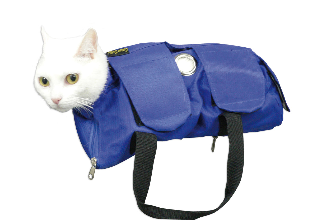 Kruuse BUSTER Bolsa de examinación veterinaria · gato dentro de la bolsa (en uso)