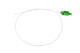 Kruuse BUSTER Catéter HC para perro · 6 Fr, conector verde