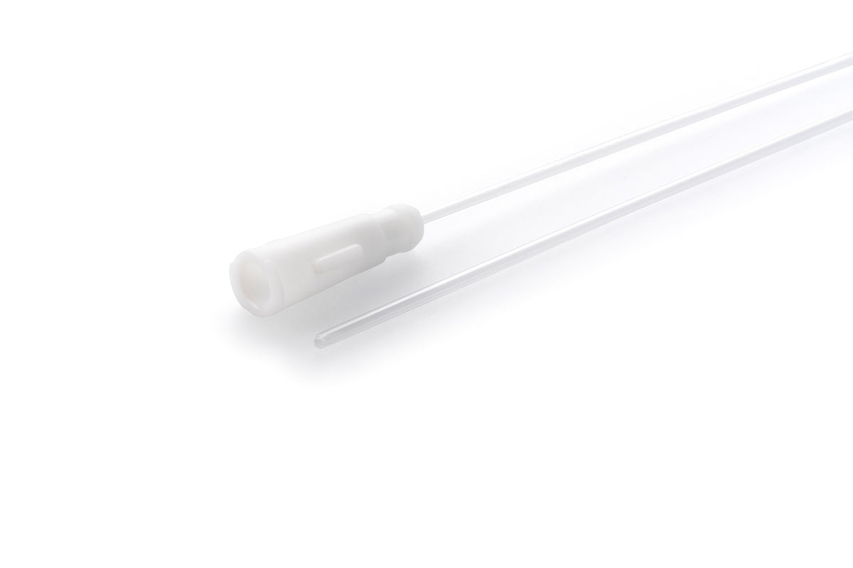 Kruuse BUSTER Catéter de lavado para perro · detalle del conector Luer Lock