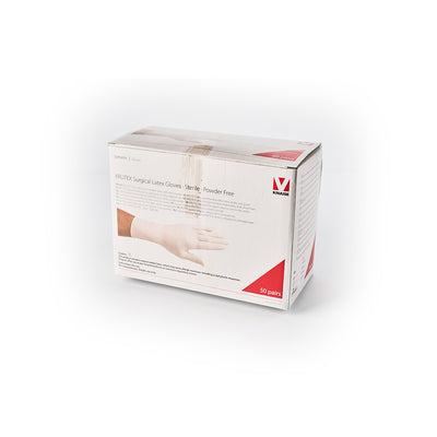Kruuse KRUTEX guantes quirúrgicos sin polvo · caja