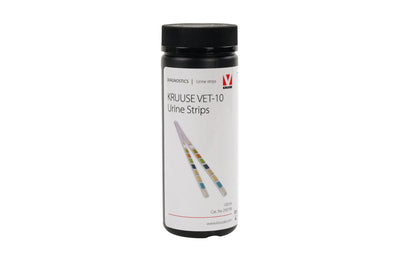 Kruuse VET-10 tiras reactivas para orina · tubo de 100 tiras