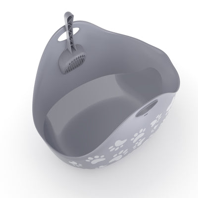 Litter Genie | Arenero gris con pala incorporada — Unidad