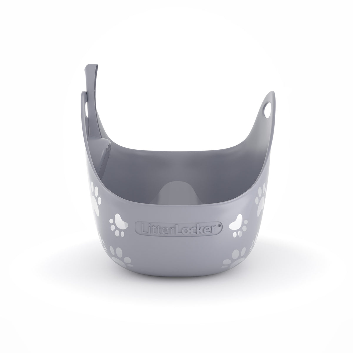 Litter Genie | Arenero gris con pala incorporada — vista adicional