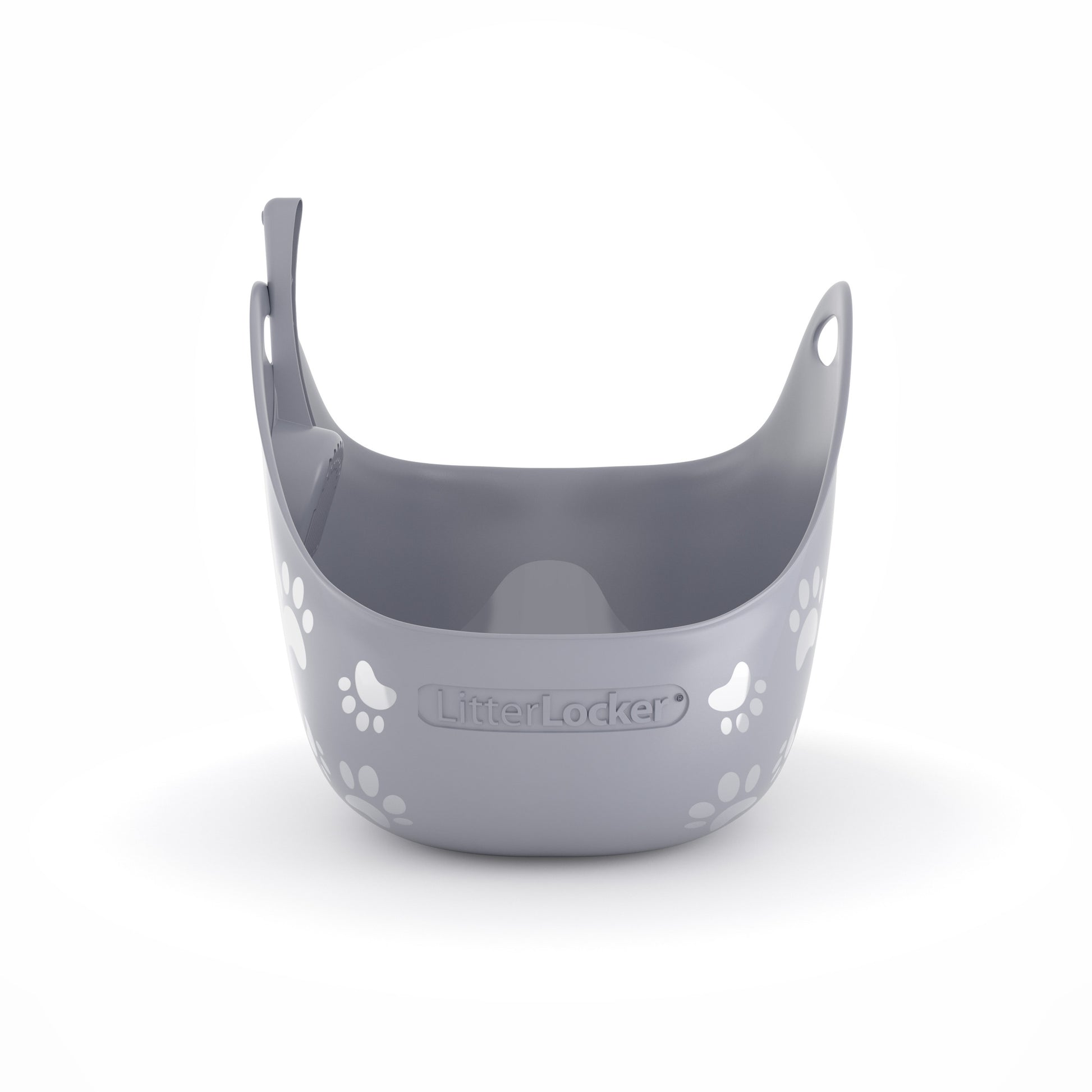 Litter Genie | Arenero gris con pala incorporada — vista adicional