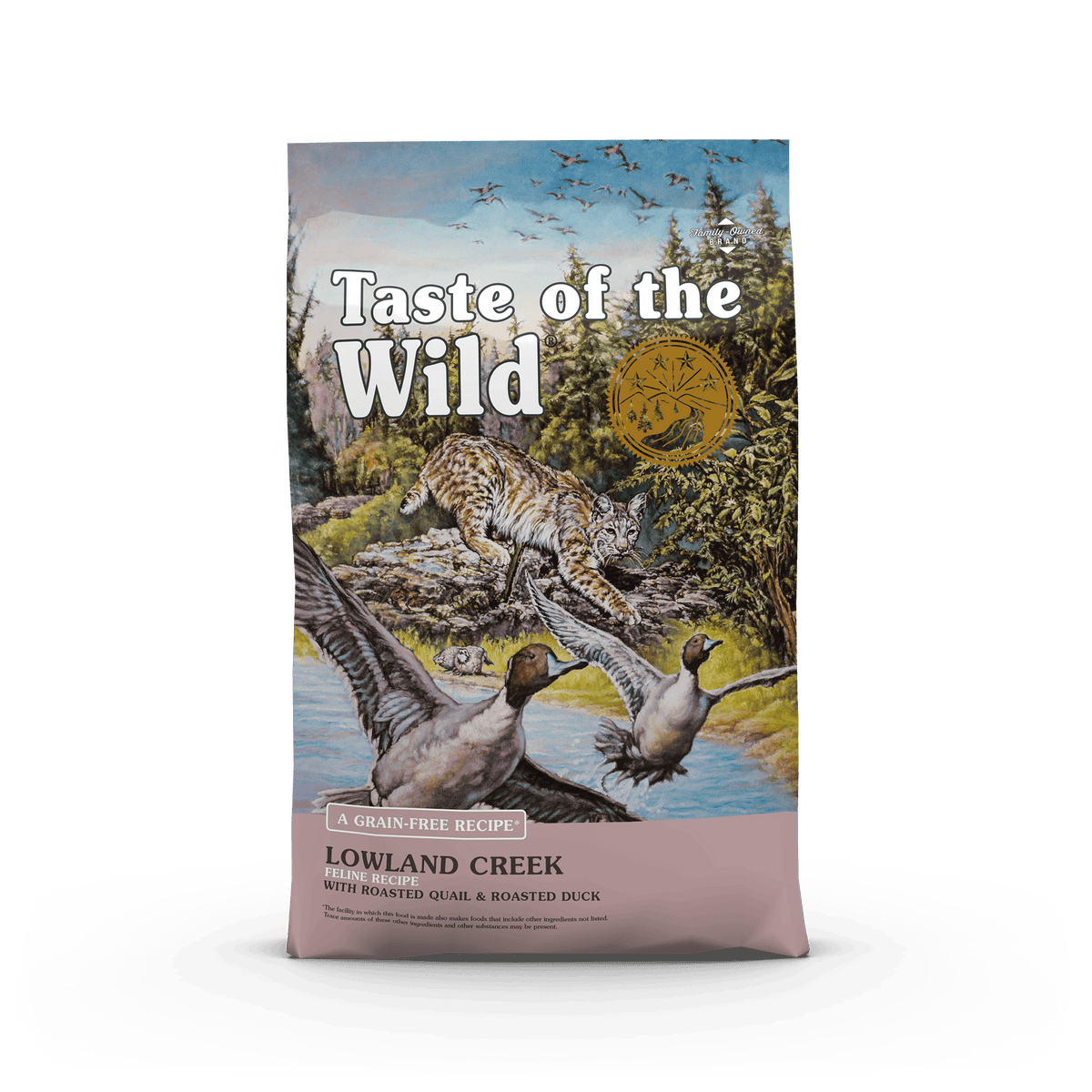 Taste of the Wild | Lowland Creek gatos con codorniz y pato asados