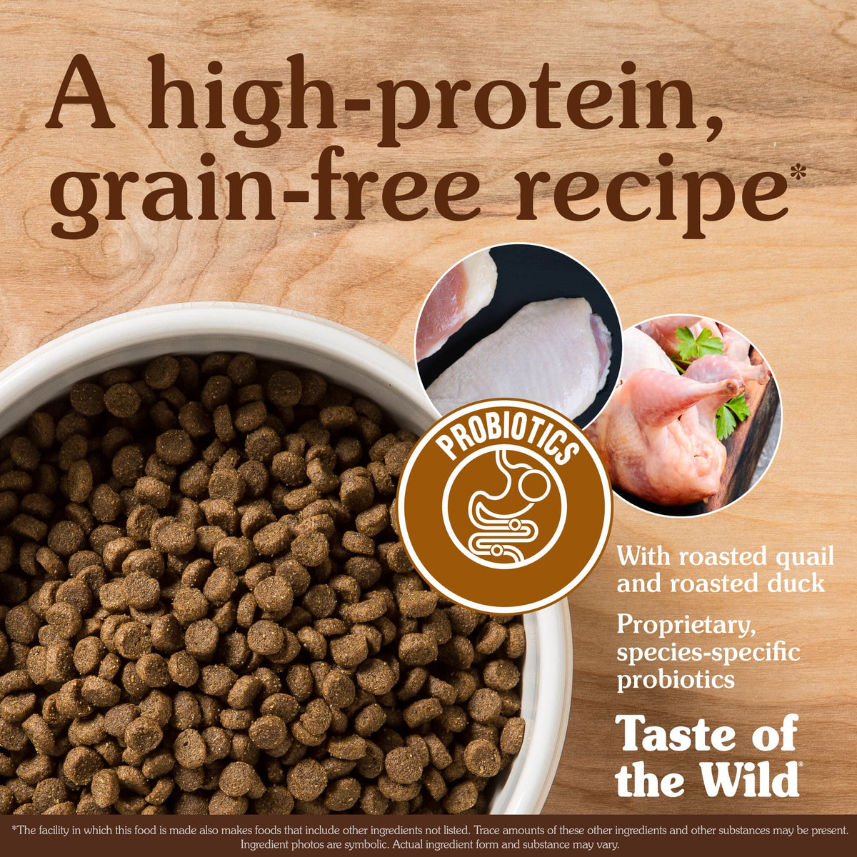 Taste of the Wild | Lowland Creek gatos con codorniz y pato asados