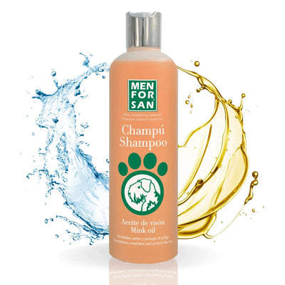 Menforsan Champú con Aceite de Visón para perros 300 ml · foto oficial