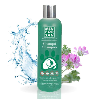 Menforsan Champú repelente de insectos con citronela gatos 300 ml · foto oficial