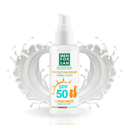 Menforsan Protector Solar 50+ para perros y gatos 60 ml · foto oficial