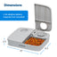 Automatic 2 Meal Pet Feeder