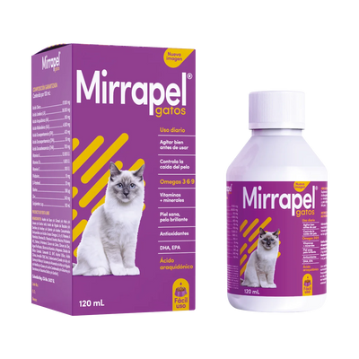 Comandina Mirrapel Gatos 120 ml