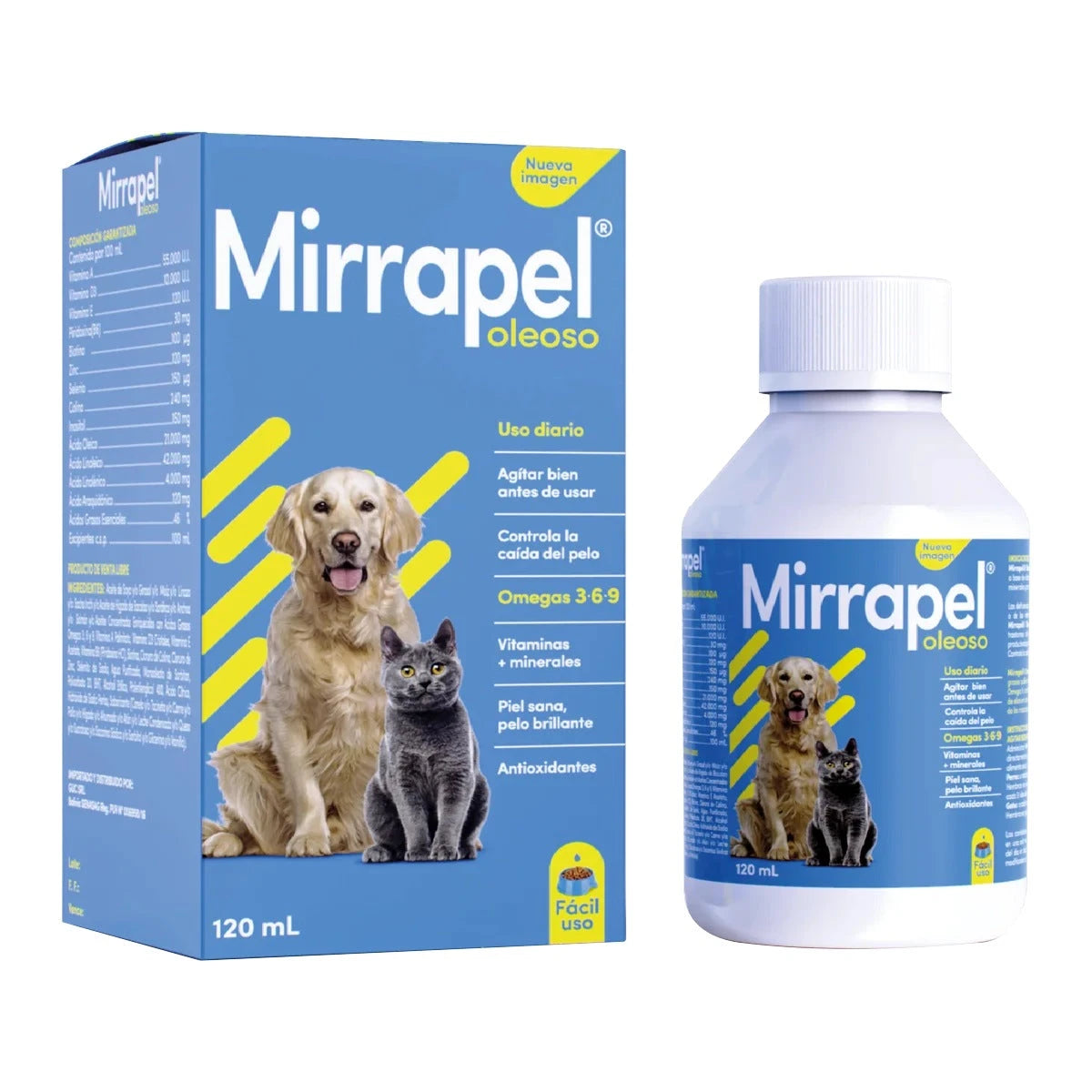 Comandina Mirrapel Oleoso 120 ml