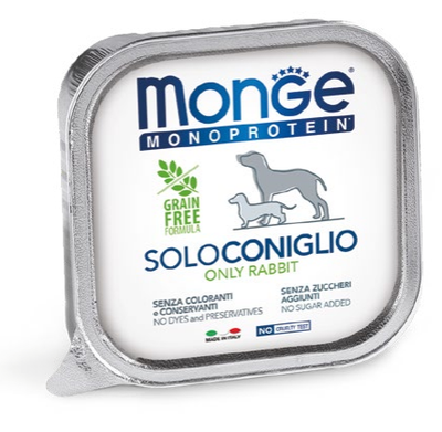 Monge Monoprotein Solo Conejo para perros — imagen oficial