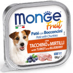 Monge | Alimento húmedo para perros adultos Fruit. Pavo y arándanos