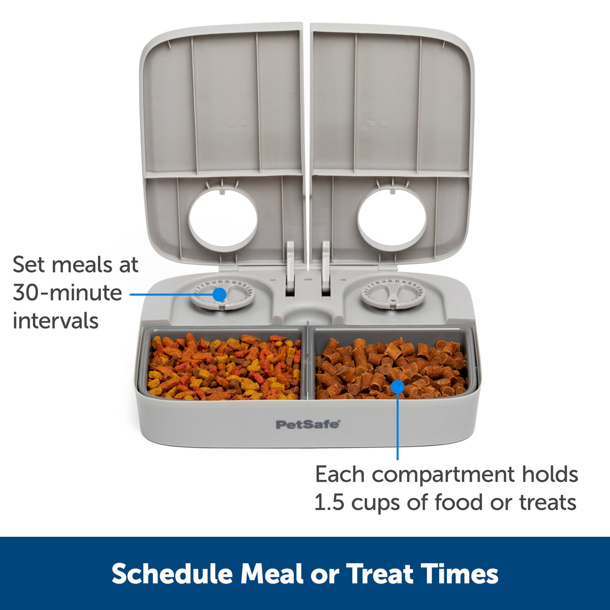 Automatic 2 Meal Pet Feeder